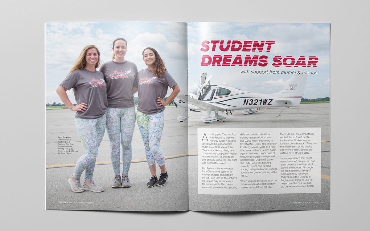 Impact Report spread