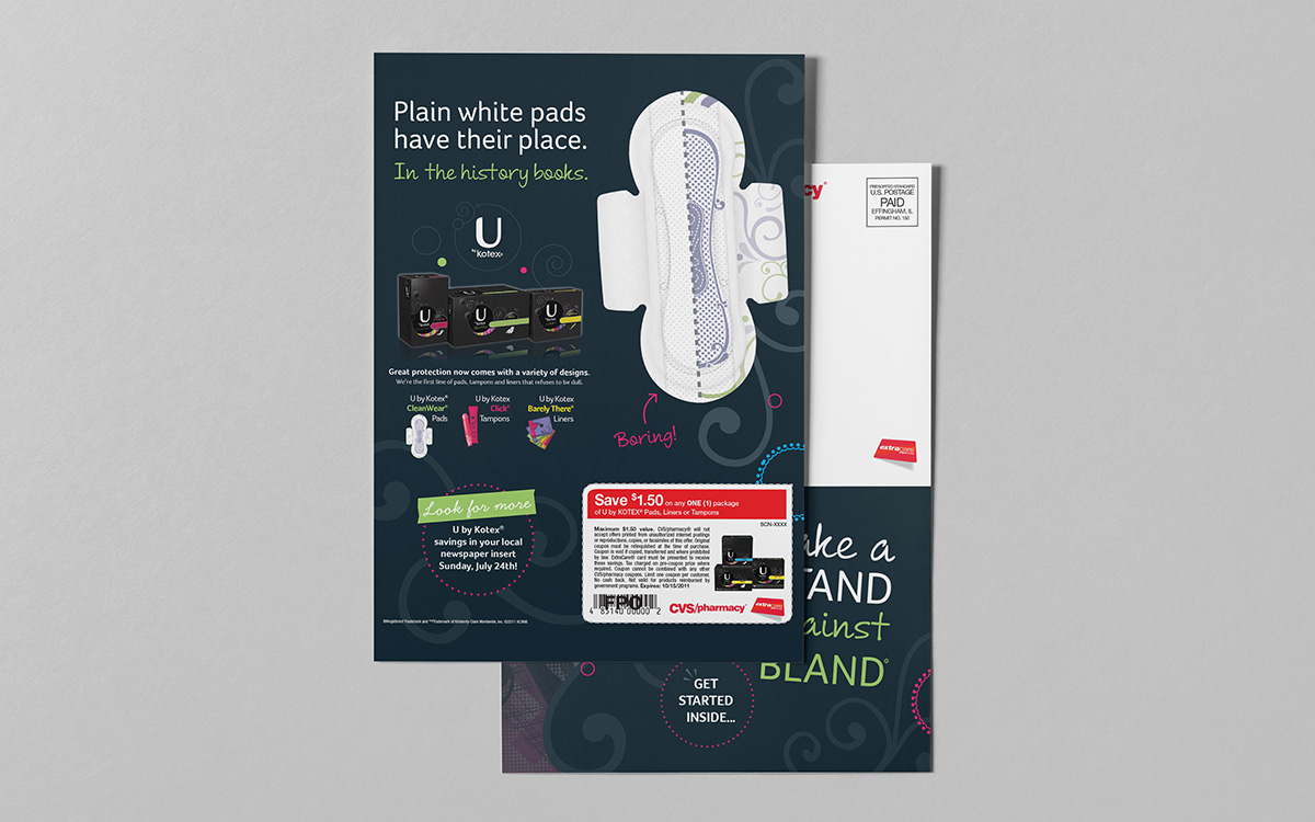 Kotex coupon mailer