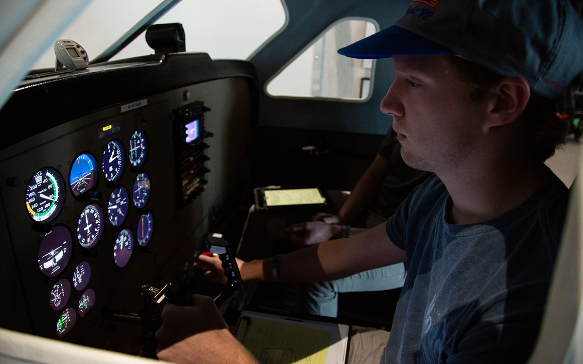 Aviation undergraduate student