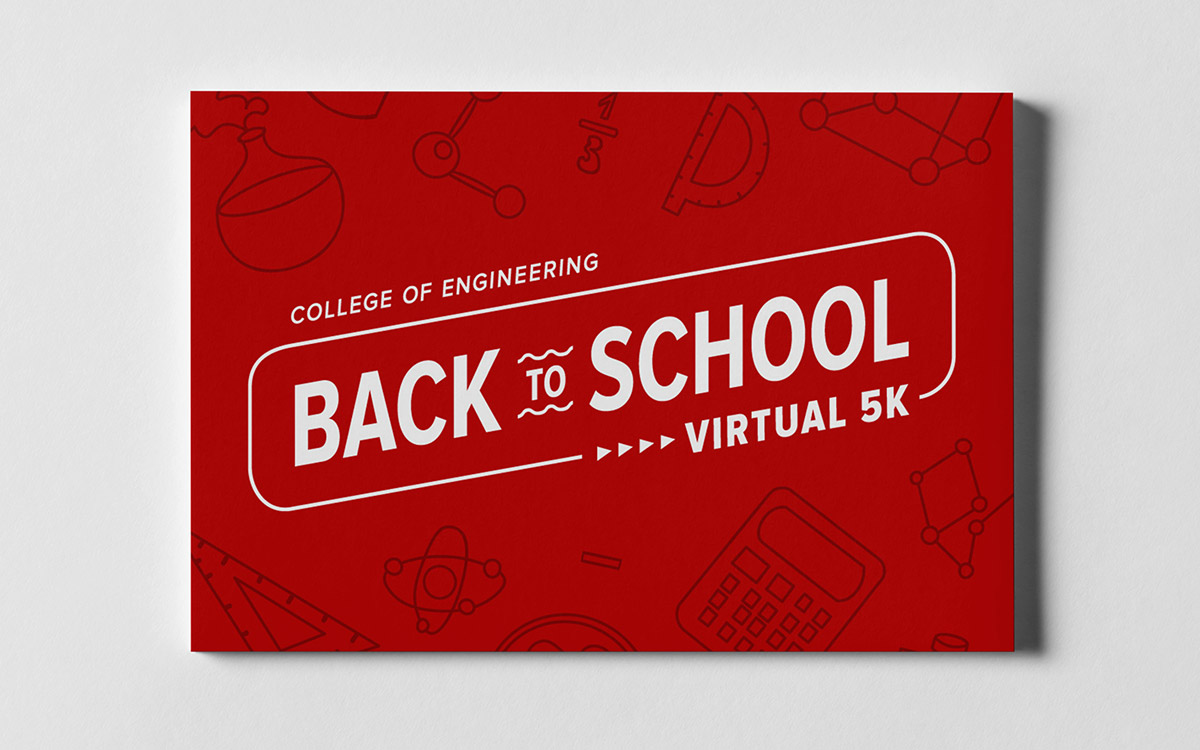 Back to School Virtual 5K graphic