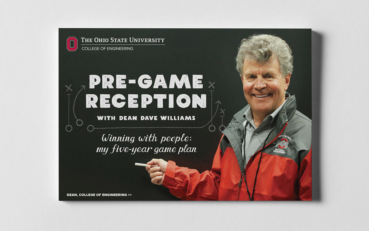 Pre-Game Reception graphic